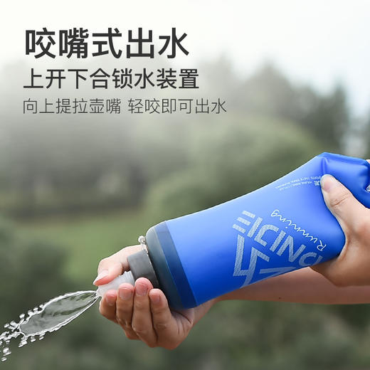 奥尼捷运动水壶便携式跑步软水壶保冷硅胶水壶户外保冰保温水壶SD27 商品图4