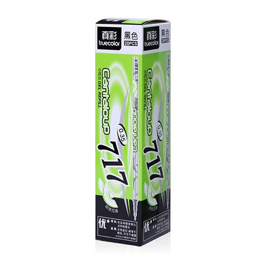 真彩中性替芯0.35/717/黑色办公学生考试学习用品笔芯 商品图2