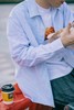 OURDAILYDOSE 19AW STRIPED SHIRT 复古宽松古巴领口袋条纹衬衫 商品缩略图1