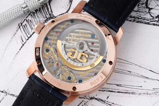 格拉苏蒂 原创偏心系列 AI“德味儿”的腕表———格拉苏蒂原创90偏心大日历 商品图8