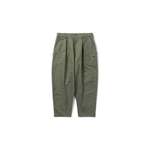 OURDAILYDOSE 19SS 原创复古简约日系洗水宽松刺绣九分休闲面包裤 商品图1