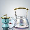一品青莲贝彩烧蒸汽煮茶器提梁壶家用玻璃煮茶壶烧茶炉耐热烧水壶礼盒装 热茶壶 水壶 商品缩略图1