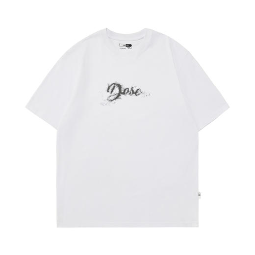 OURDAILYDOSE 原创潮牌烟雾效果印花 宽松休闲纯色圆领短袖T恤男 商品图2