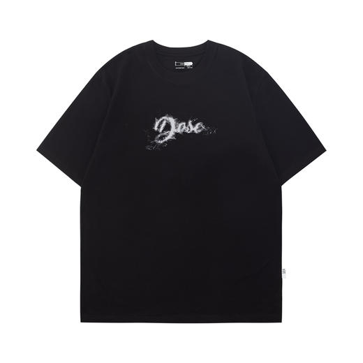 OURDAILYDOSE 原创潮牌烟雾效果印花 宽松休闲纯色圆领短袖T恤男 商品图4