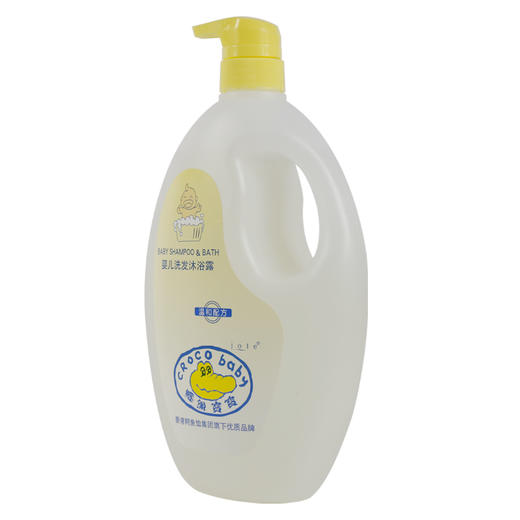 鳄鱼宝宝婴儿洗发沐浴露1100ml洗沐二合一 温和柔顺新生幼儿沐浴露 商品图2