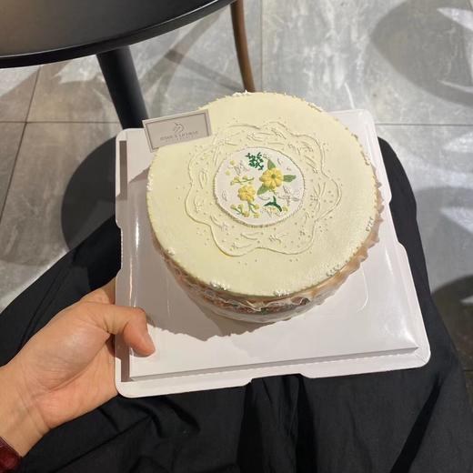 半翻糖刺绣风蛋糕 商品图0