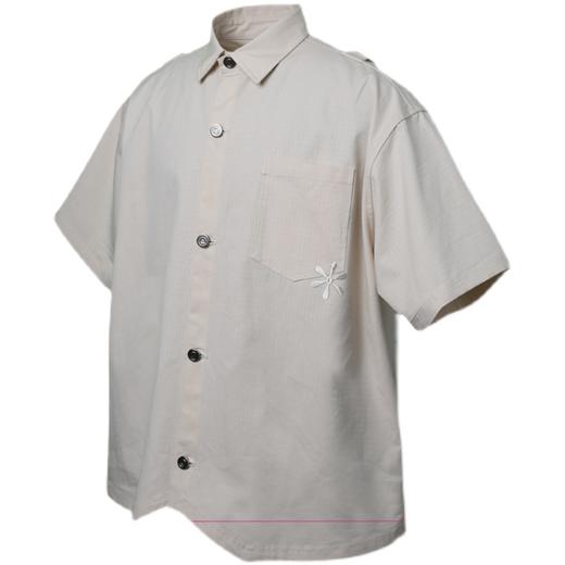 COC CUBE 2021SS 金属定制扣符号刺绣短袖衬衣 商品图4