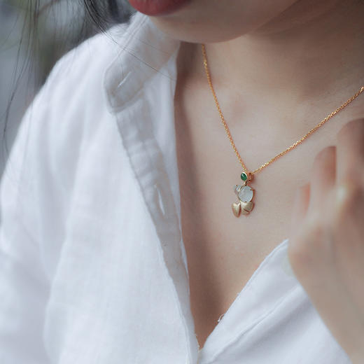 【杏福一生】翡翠葫芦吊坠【定制】 商品图3