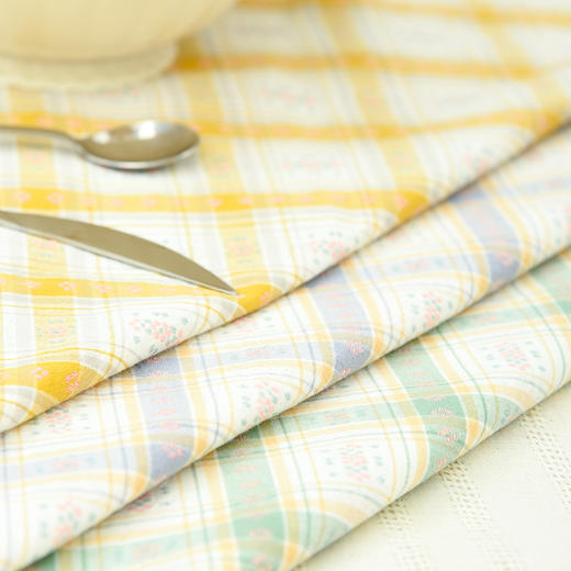 森系格纹餐巾欧美式餐桌垫 商品图1