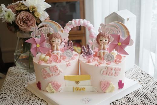 双胞胎蛋糕2个6寸 商品图0