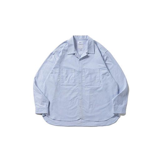 OURDAILYDOSE 19AW STRIPED SHIRT 复古宽松古巴领口袋条纹衬衫 商品图4