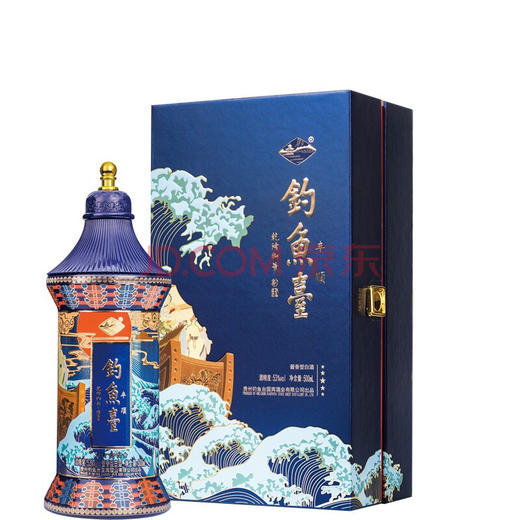 2021年钓鱼台丰顺酒酱香型白酒53度500ml单瓶装 商品图4