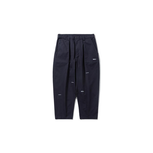 OURDAILYDOSE 19SS 原创复古简约日系洗水宽松刺绣九分休闲面包裤 商品图4