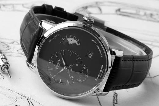 格拉苏蒂 原创偏心系列 AI“德味儿”的腕表———格拉苏蒂原创90偏心大日历 商品图4