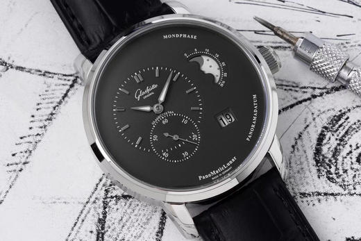 格拉苏蒂 原创偏心系列 AI“德味儿”的腕表———格拉苏蒂原创90偏心大日历 商品图2