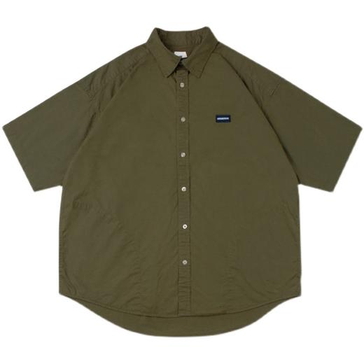 OURDAILYDOSE 21SS 原创夏季新款日系宽松Cityboy风素色短袖衬衫 商品图4