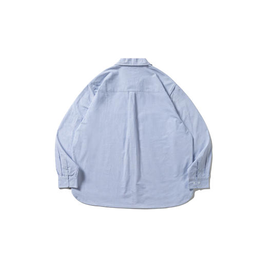 OURDAILYDOSE 19AW STRIPED SHIRT 复古宽松古巴领口袋条纹衬衫 商品图3
