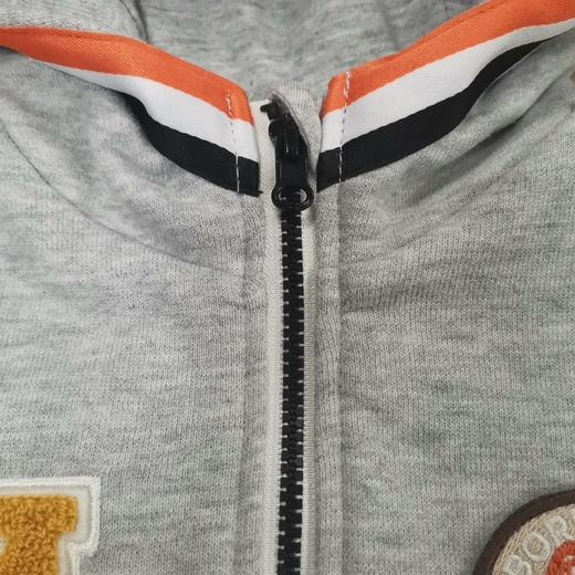 商场同款棉果果春秋季男童双纱磨毛大毛圈连帽运动外套M312100221461 商品图9