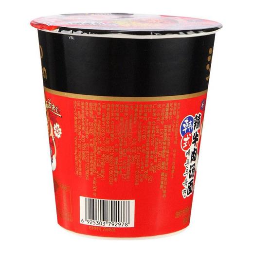 统一汤达人 韩式辣牛肉汤面油炸方便面 82g/桶 商品图2