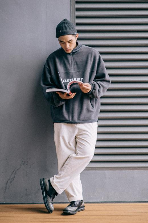 OURDAILYDOSE 19AW CORDUROY PANTS 宽松灯芯绒单褶九分休闲裤 商品图2