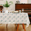 春日绿芽桌布田园美式茶几餐桌桌布 商品缩略图0