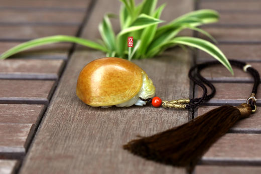 和田玉（白玉）籽料挂件-- 龙龟 69g 商品图2