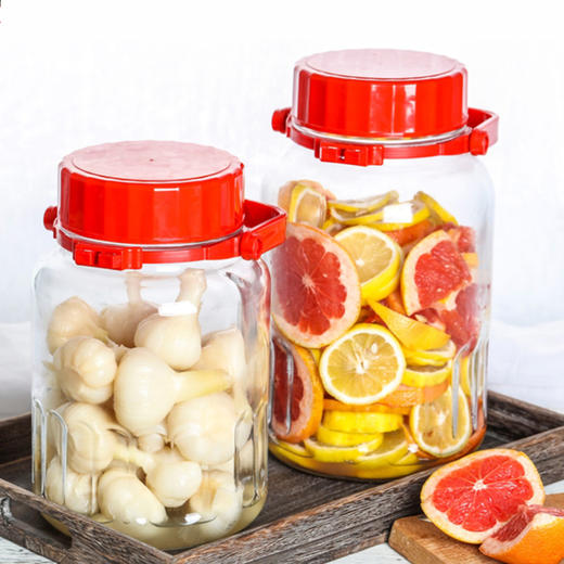 土耳其进口泡酒罐玻璃酵素瓶密封罐玻璃罐子密封储物罐储粮密封瓶 商品图7