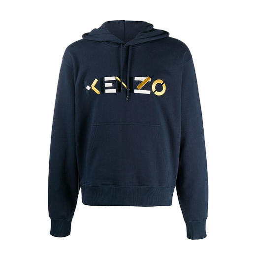 KENZO 高田贤三 男士徽标刺绣连帽卫衣 藏蓝 FA65 SW304 4MO 76 商品图0