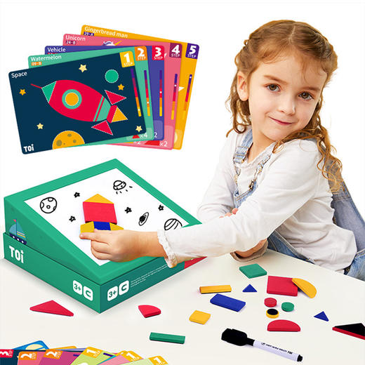 TOI形状磁力拼图TP307儿童学生益智玩具减压 商品图1