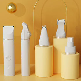 玲宠宠物YP-7017剃毛器多刀头多功能宠物剪粉色