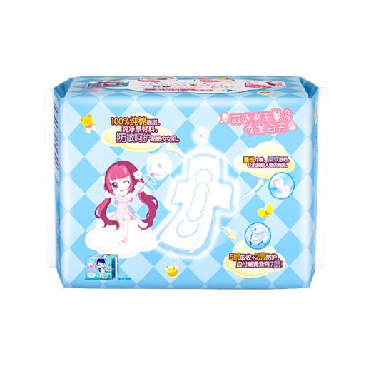 七度空间纯棉超薄275ml夜用10片装 商品图1