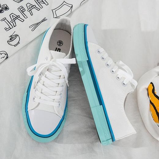 【服饰鞋包】低帮帮帆布鞋女学生韩版原宿舒适板鞋子潮流基本款低帮帮帆布鞋女学生韩版原宿舒适板鞋子潮流基本款 商品图1