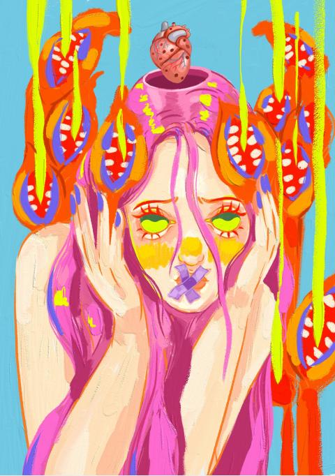 陈大欣｜『呐喊』A3版画 商品图0