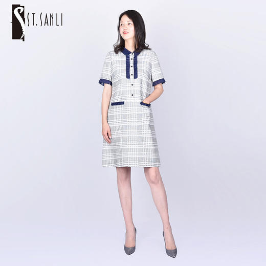 圣三利女装春夏季中长款连衣裙SL121L11 商品图0