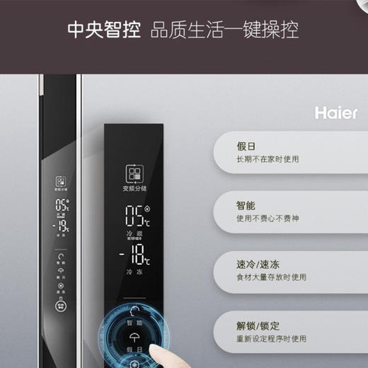 海尔（Haier）冰箱BCD-601WDCE 商品图4