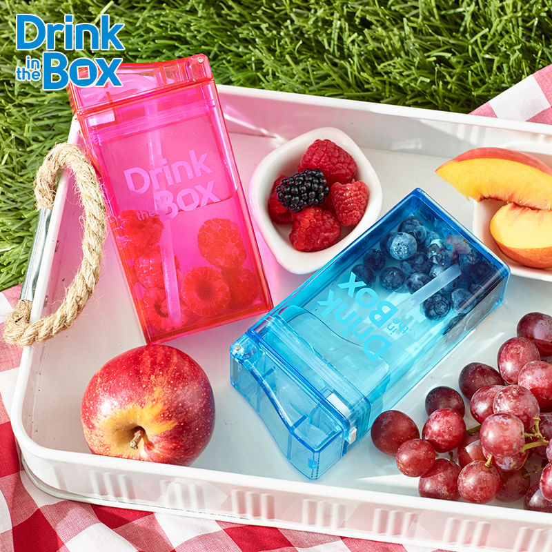 加拿大Drink in the Box儿童果汁杯吸管杯