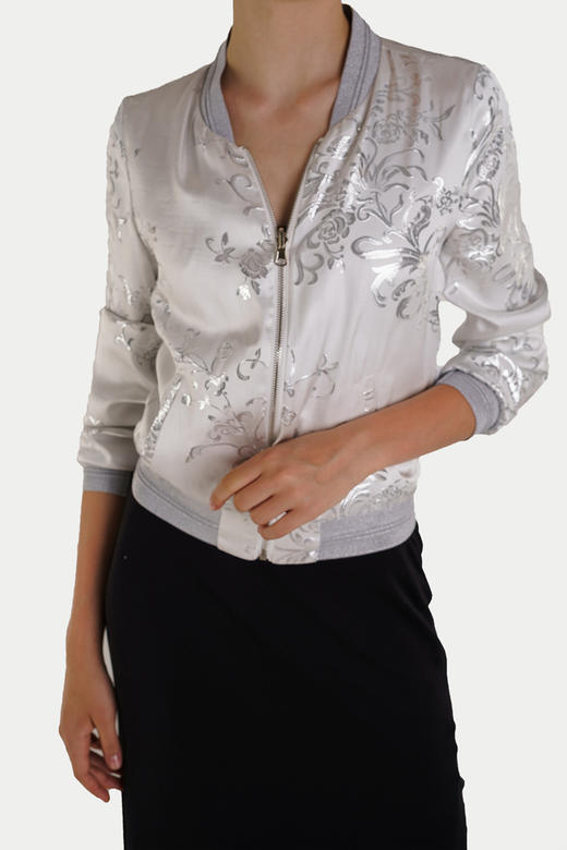 CG｜Reversible Silk bomber jacket [真丝双面穿短夹克] 商品图7