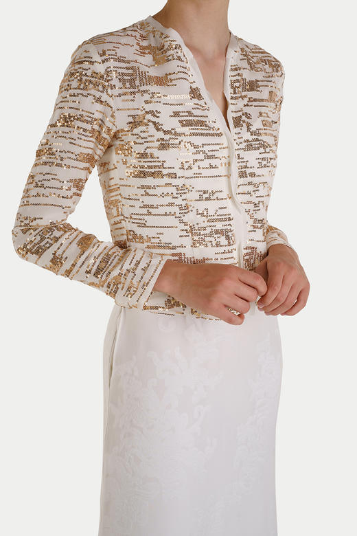 CG｜Silk light sequin jacket  [真丝亮片短夹克] 商品图6