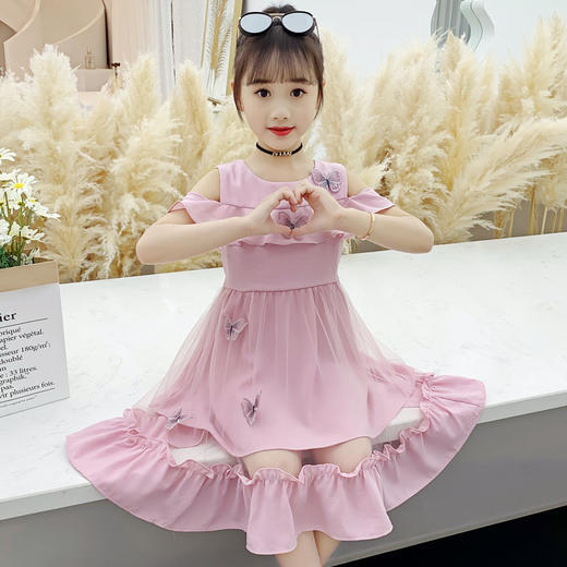 TZW-女童夏装连衣裙2021新款儿童雪纺夏裙【套裙】 商品图1