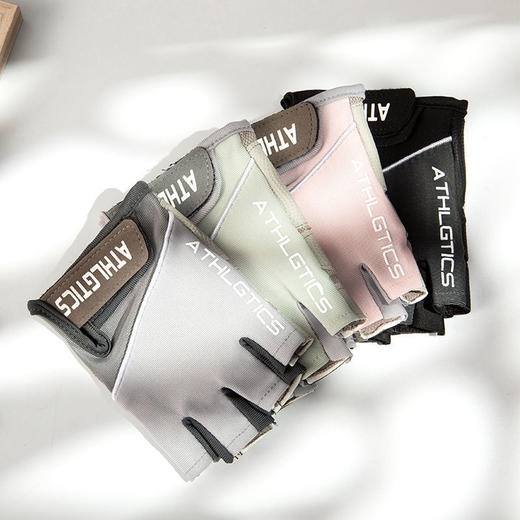 骑行健身护手腕防滑手套 I 夏季男女运动防晒半指训练手套 商品图4