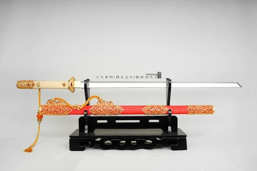 三希堂  七星系列  金银钿装陨铁唐大刀  未开刃 商品图1
