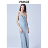 VIMAGE纬漫纪夏款时尚慵懒风垂感舒适性感吊带连衣裙女裙V1377904 商品缩略图2