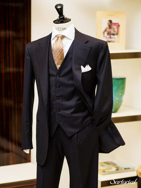 Sartoria Pirozzi 200‘s Wool 3 Piece Suit