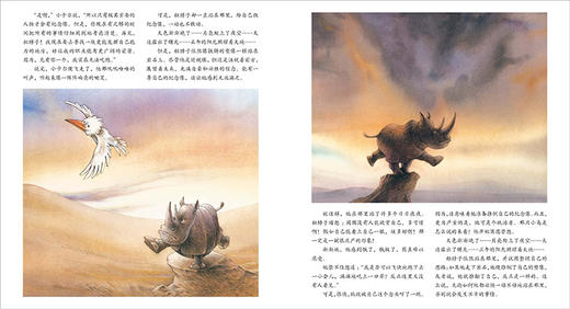 光屁股的大犀牛 米切尔·恩德绘本20周年纪念版 儿童绘本图书幼儿图画书3-4-5-6周岁 商品图1