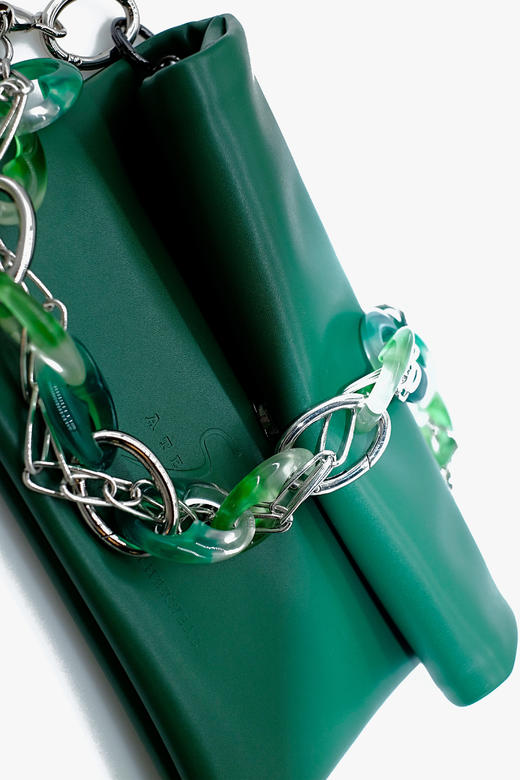 21AW TABOO｜愚人船  皮具系列 - 玉石色树脂链条肩带+新版手袋 商品图6