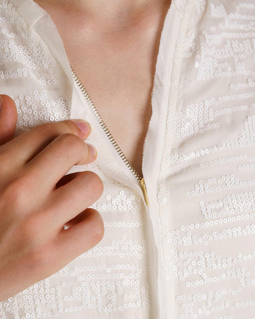 CG｜Silk light sequin jacket  [真丝亮片短夹克] 商品图8