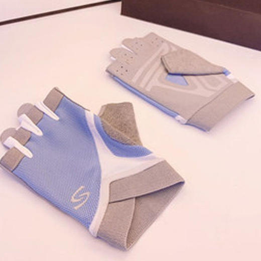 健身运动骑行防滑手套  薄款瑜伽透气半截手套 商品图1