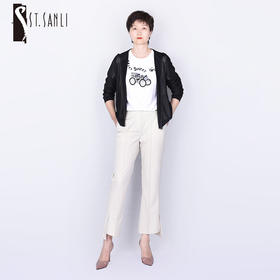 圣三利女装新款连帽外套SL121A31