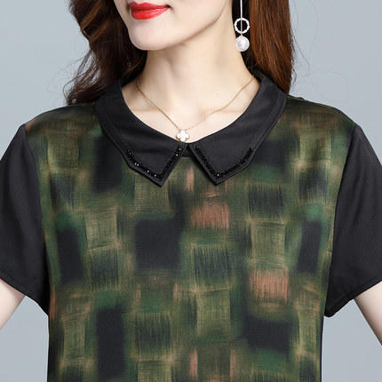 YY 2186重磅桑蚕丝真丝连衣裙时尚气质 商品图4