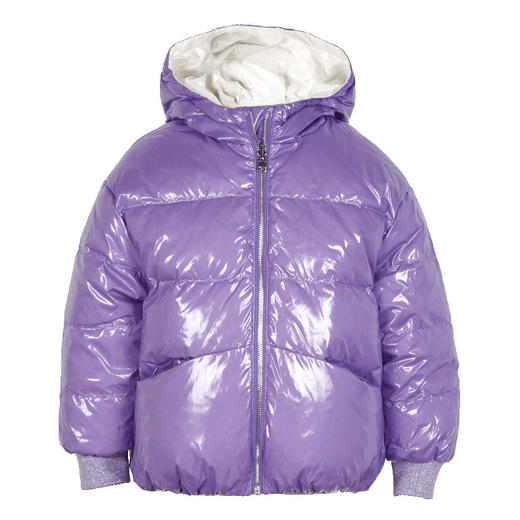 METTE童装连帽羽绒服2020秋冬中大童时尚双色双面穿90白鹅绒保暖 商品图5